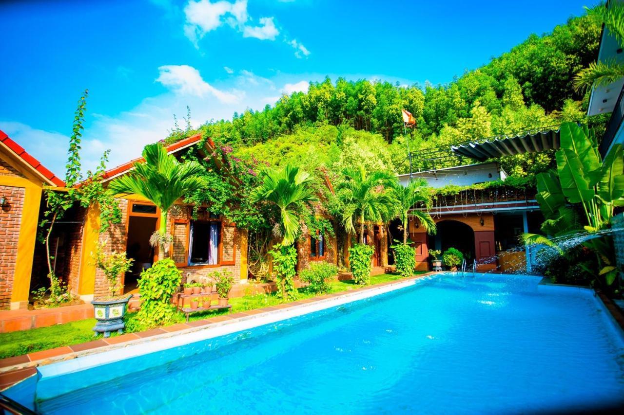 Hillside View Bungalow Homestay ฟ็องญา ภายนอก รูปภาพ