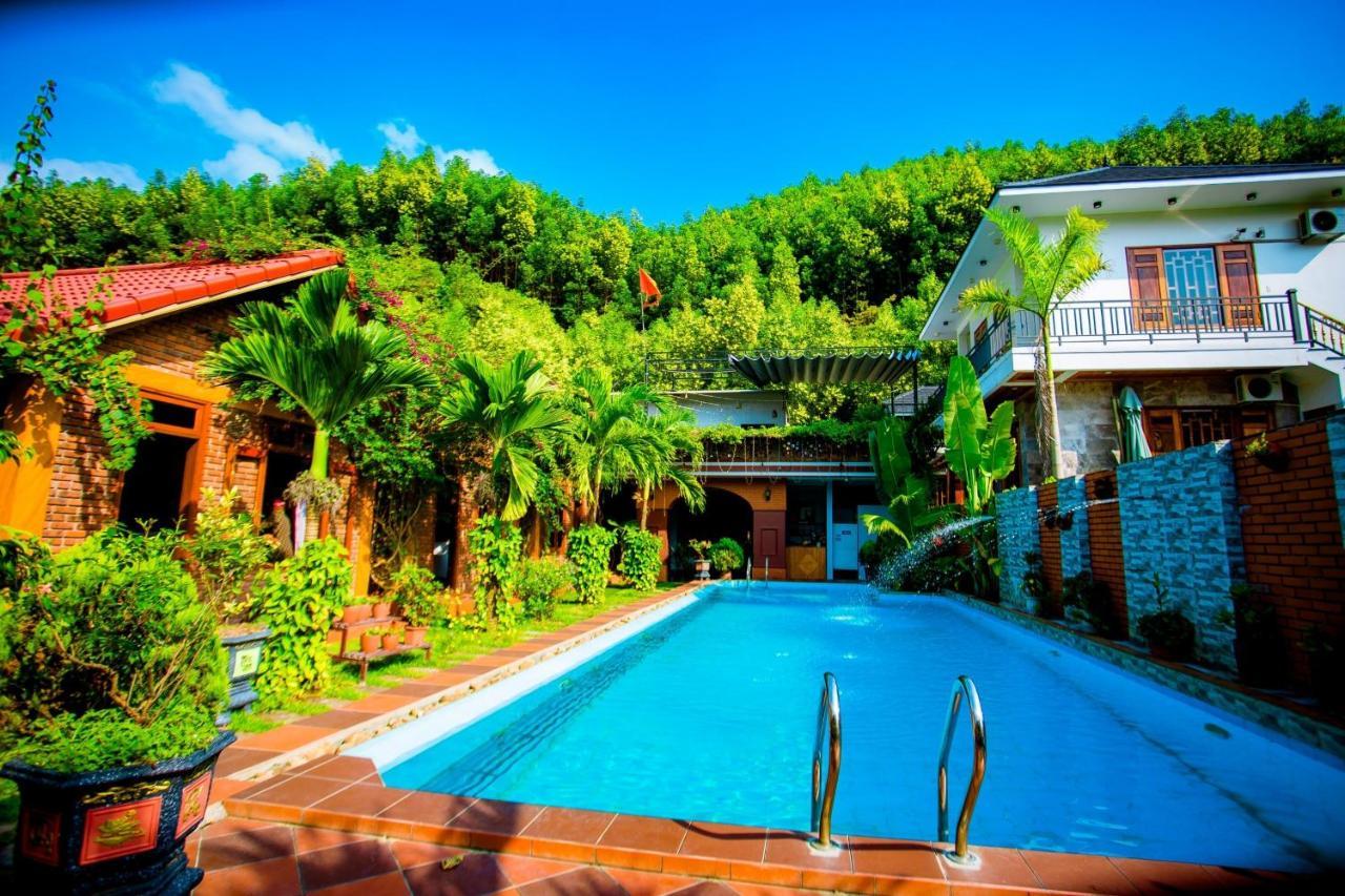 Hillside View Bungalow Homestay ฟ็องญา ภายนอก รูปภาพ